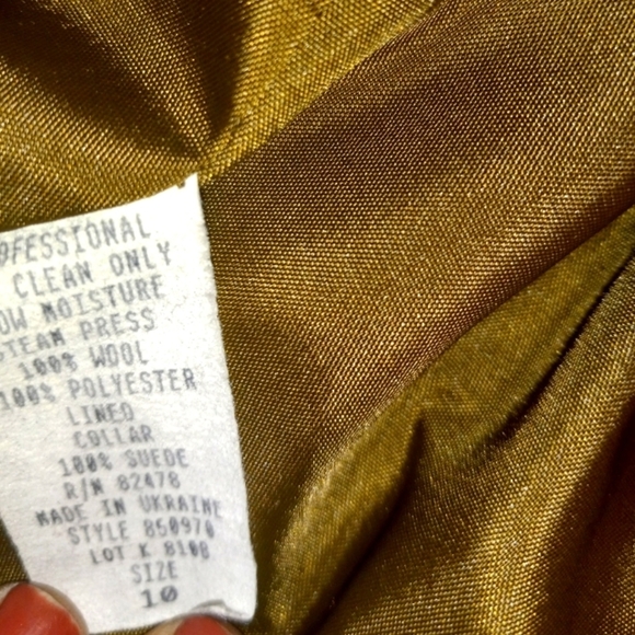 Wool Blazer Sports Jacket Coat Casual Corner Blue Checkered w/Blue Trim Sz 10 - Picture 11 of 11